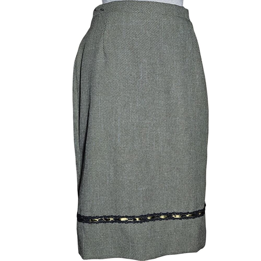 Brown Knee Length Pencil Skirt Size 8